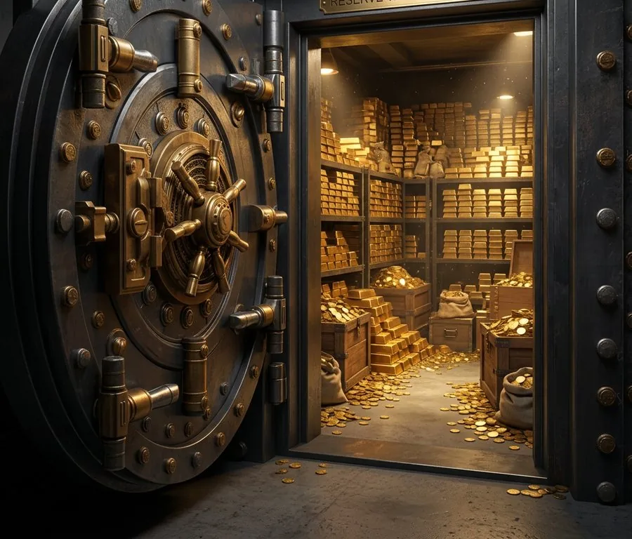 A vault full of gold